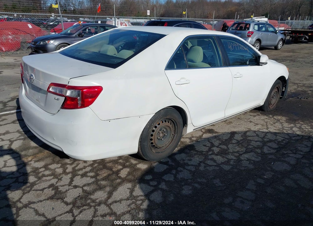 2012 TOYOTA CAMRY LE VIN: 4T1BF1FK7CU508514