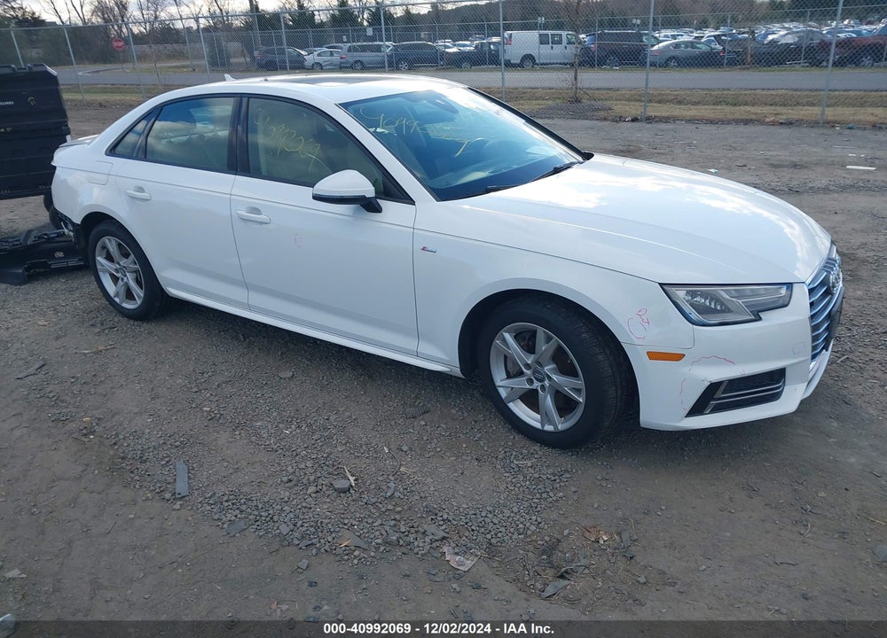 2018 AUDI A4 2.0T PREMIUM/2.0T TECH PREMIUM VIN: WAUDNAF43JA140877