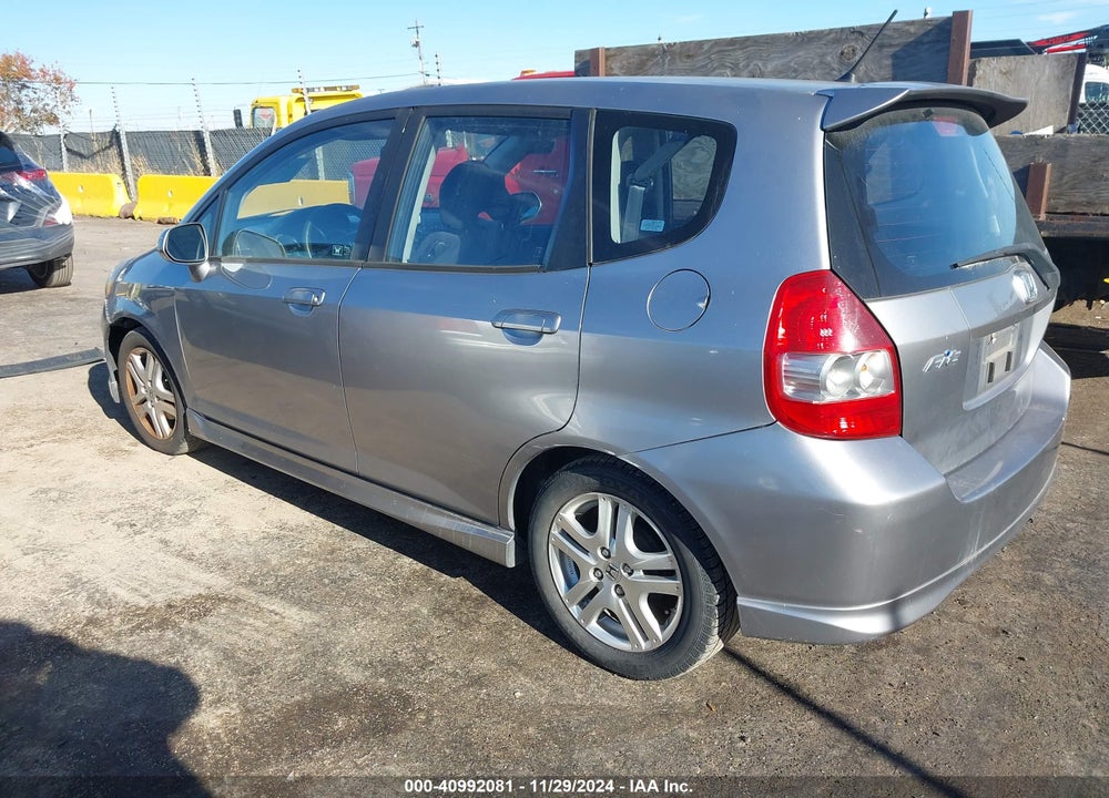 2008 HONDA FIT SPORT VIN: JHMGD38638S007570