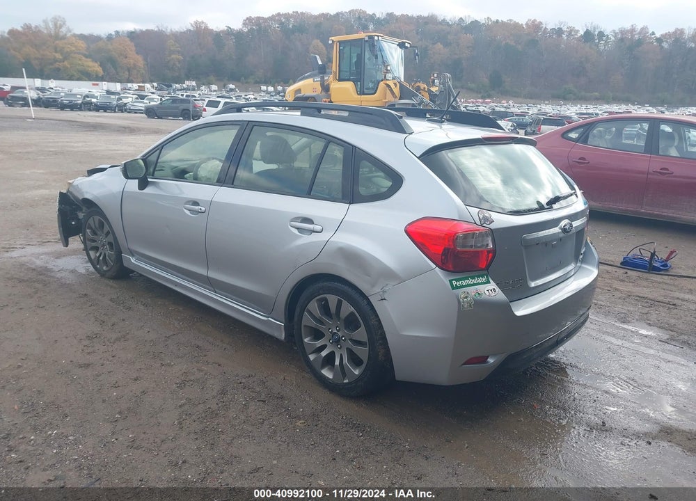 2015 SUBARU IMPREZA 2.0I SPORT LIMITED VIN: JF1GPAV60F8204682