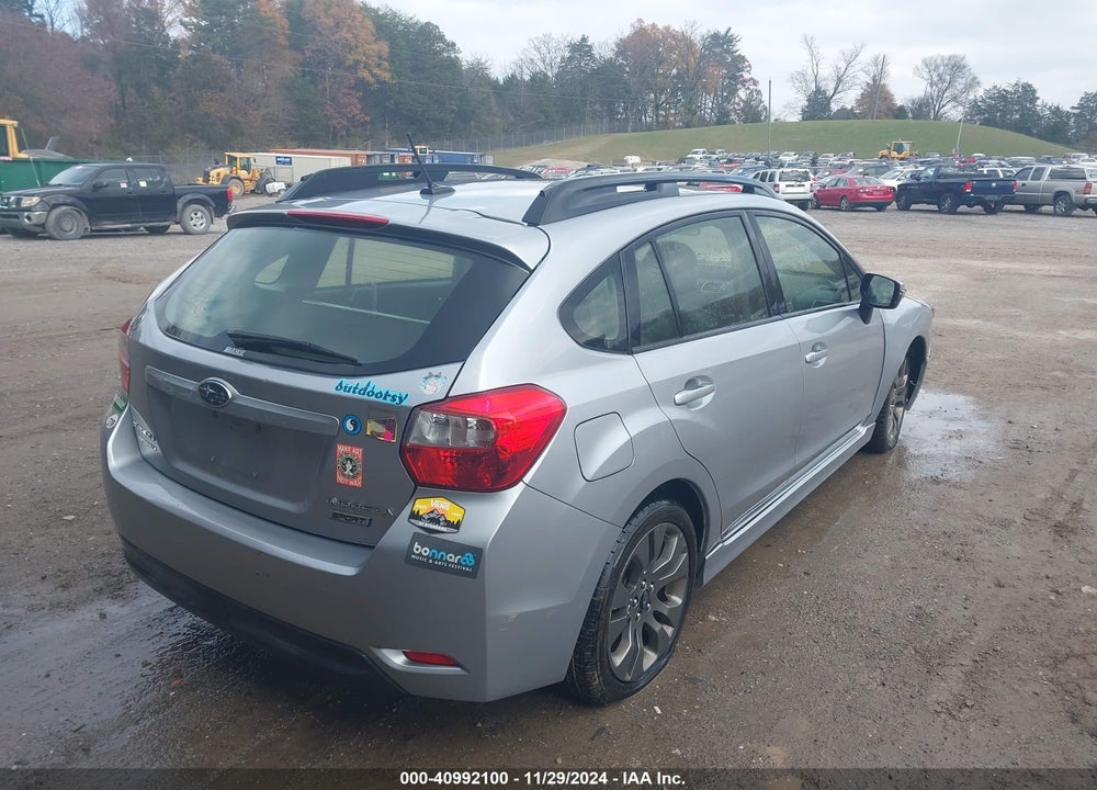 2015 SUBARU IMPREZA 2.0I SPORT LIMITED VIN: JF1GPAV60F8204682