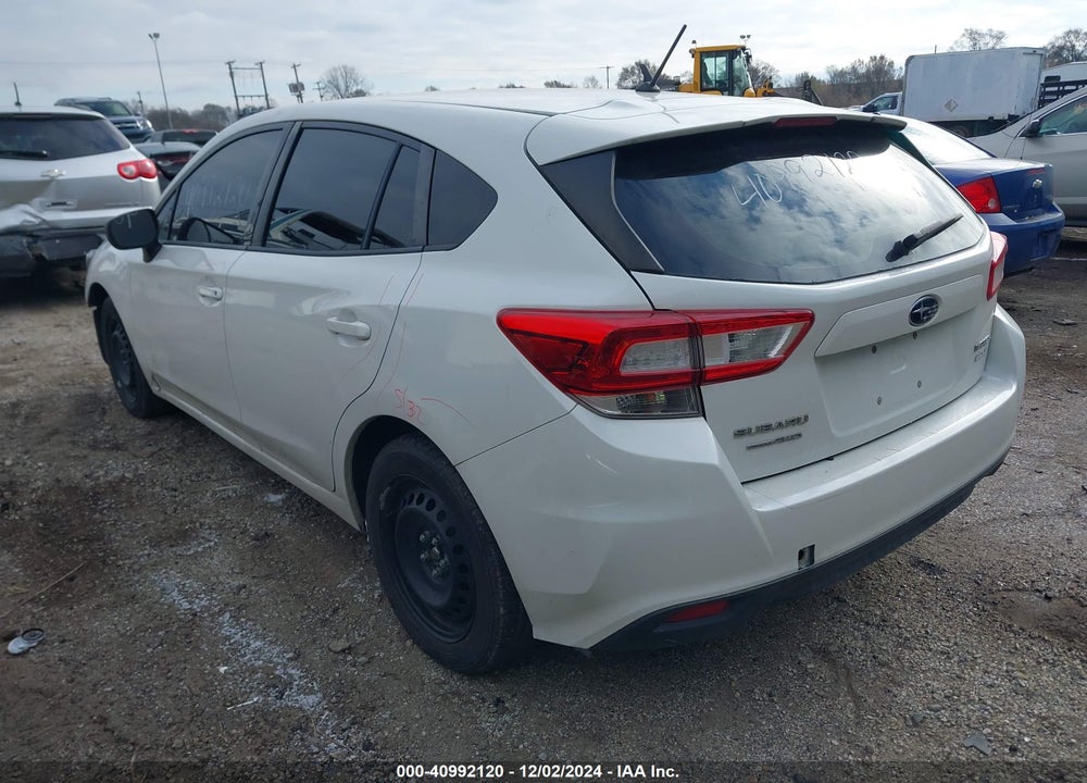 2017 SUBARU IMPREZA 2.0I VIN: 4S3GTAA61H3729701