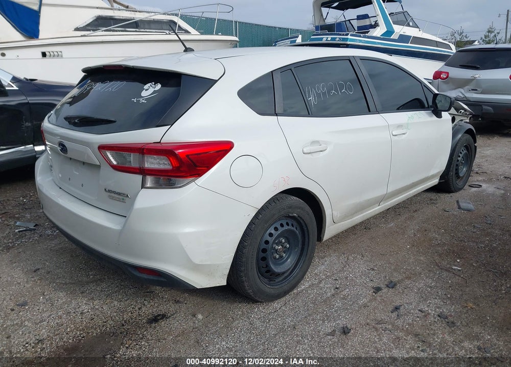 2017 SUBARU IMPREZA 2.0I VIN: 4S3GTAA61H3729701