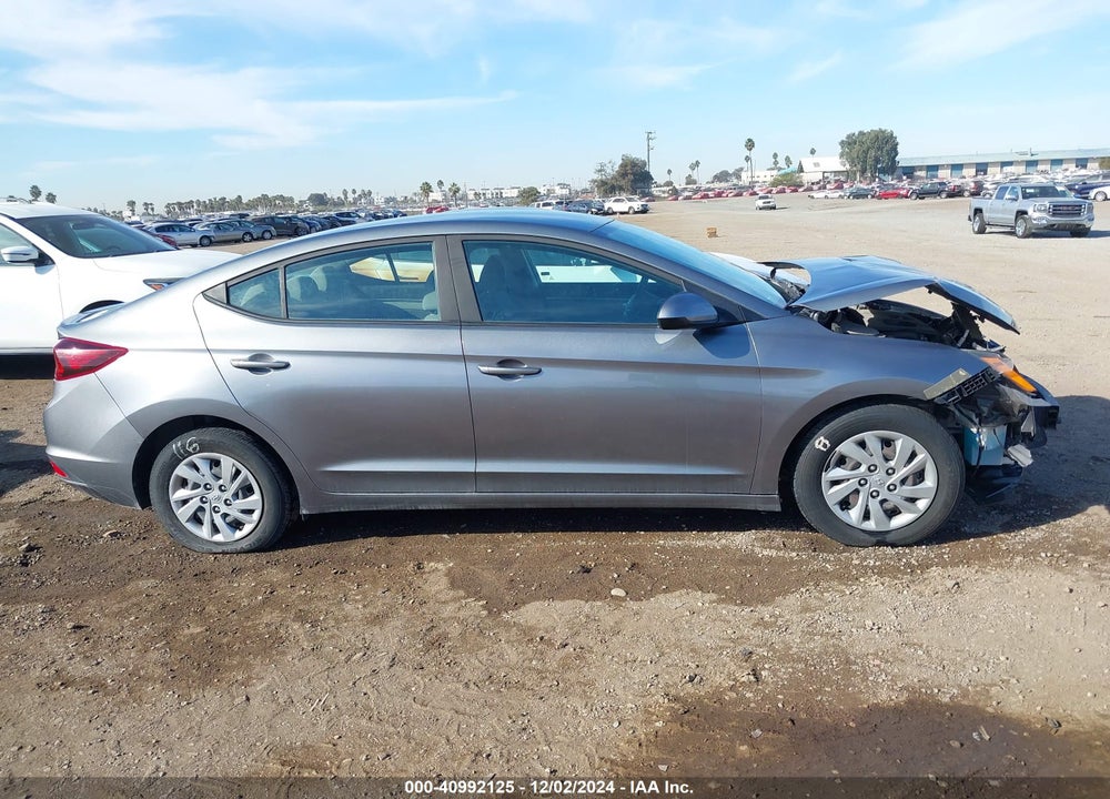 2019 HYUNDAI ELANTRA SE VIN: KMHD74LF1KU809292