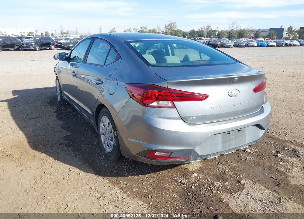 2019 HYUNDAI ELANTRA SE VIN: KMHD74LF1KU809292