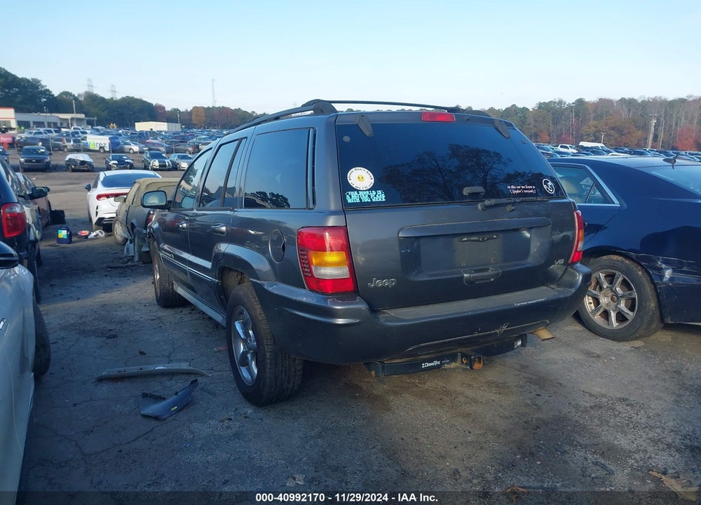 2004 JEEP GRAND CHEROKEE OVERLAND VIN: 1J8GX68J14C157480