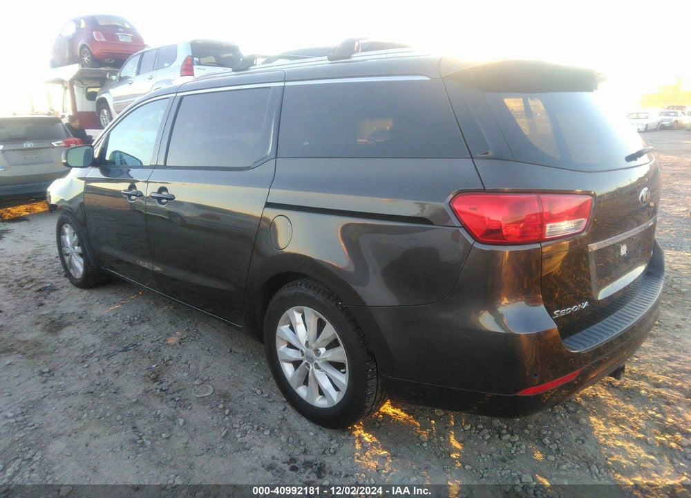 2017 KIA SEDONA EX VIN: KNDMC5C11H6258207