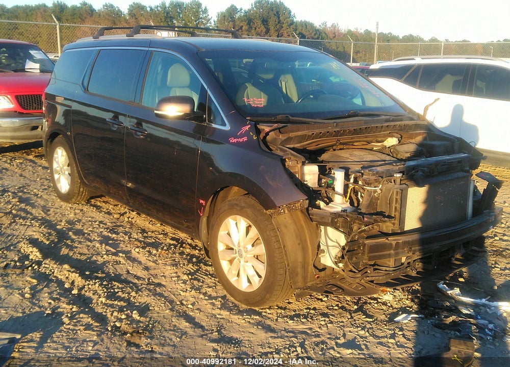2017 KIA SEDONA EX VIN: KNDMC5C11H6258207