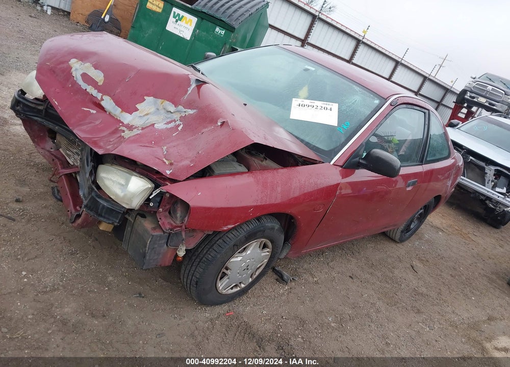 1998 MITSUBISHI MIRAGE DE VIN: JA3AY11A8WU017459