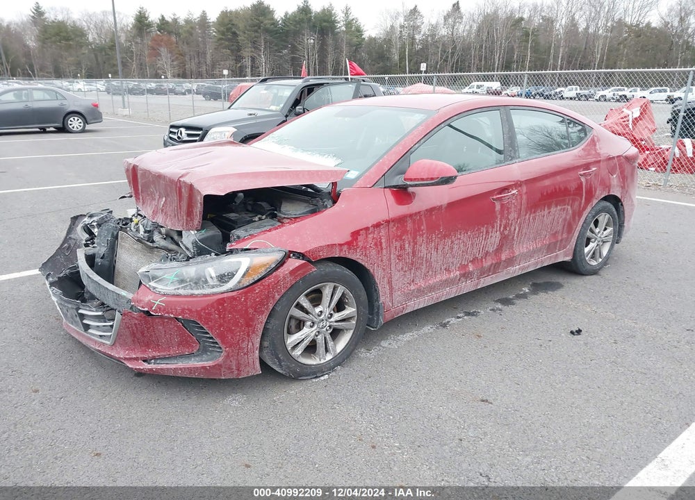 2018 HYUNDAI ELANTRA SEL VIN: KMHD84LF5JU574455