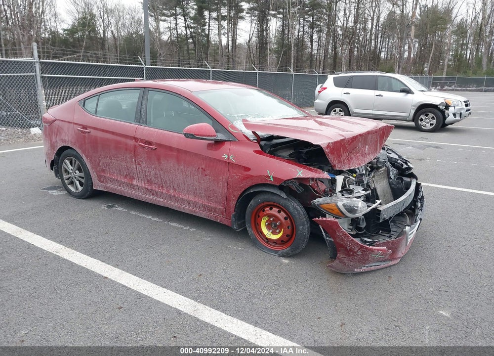 2018 HYUNDAI ELANTRA SEL VIN: KMHD84LF5JU574455
