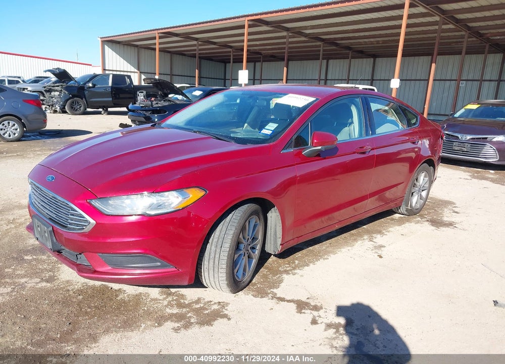 2017 FORD FUSION SE VIN: 3FA6P0H76HR159985