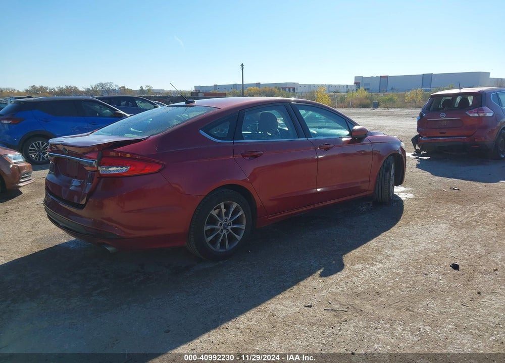2017 FORD FUSION SE VIN: 3FA6P0H76HR159985
