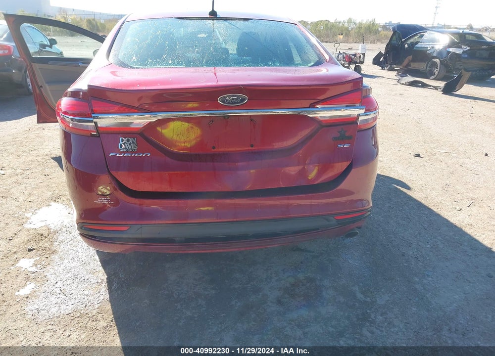 2017 FORD FUSION SE VIN: 3FA6P0H76HR159985