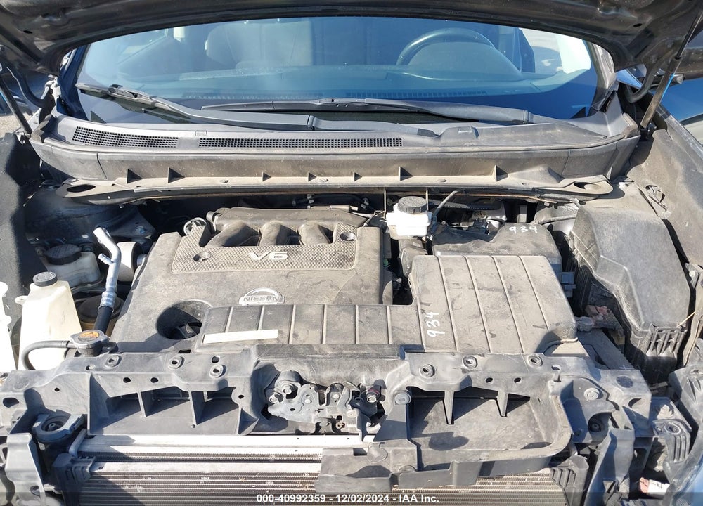 2011 NISSAN MURANO SV VIN: JN8AZ1MUXBW066623