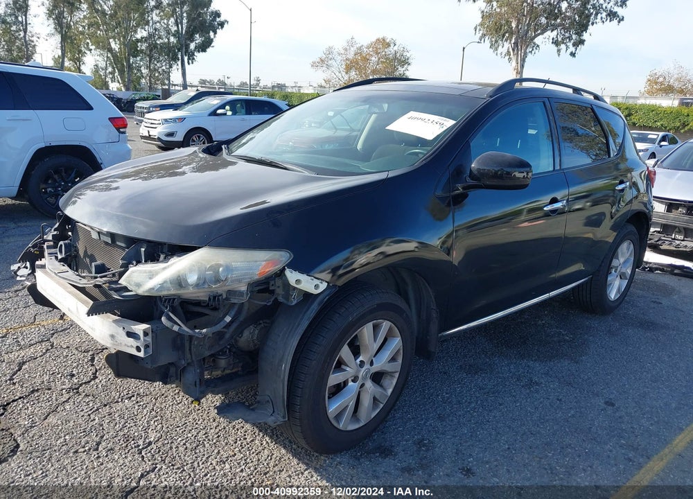 2011 NISSAN MURANO SV VIN: JN8AZ1MUXBW066623
