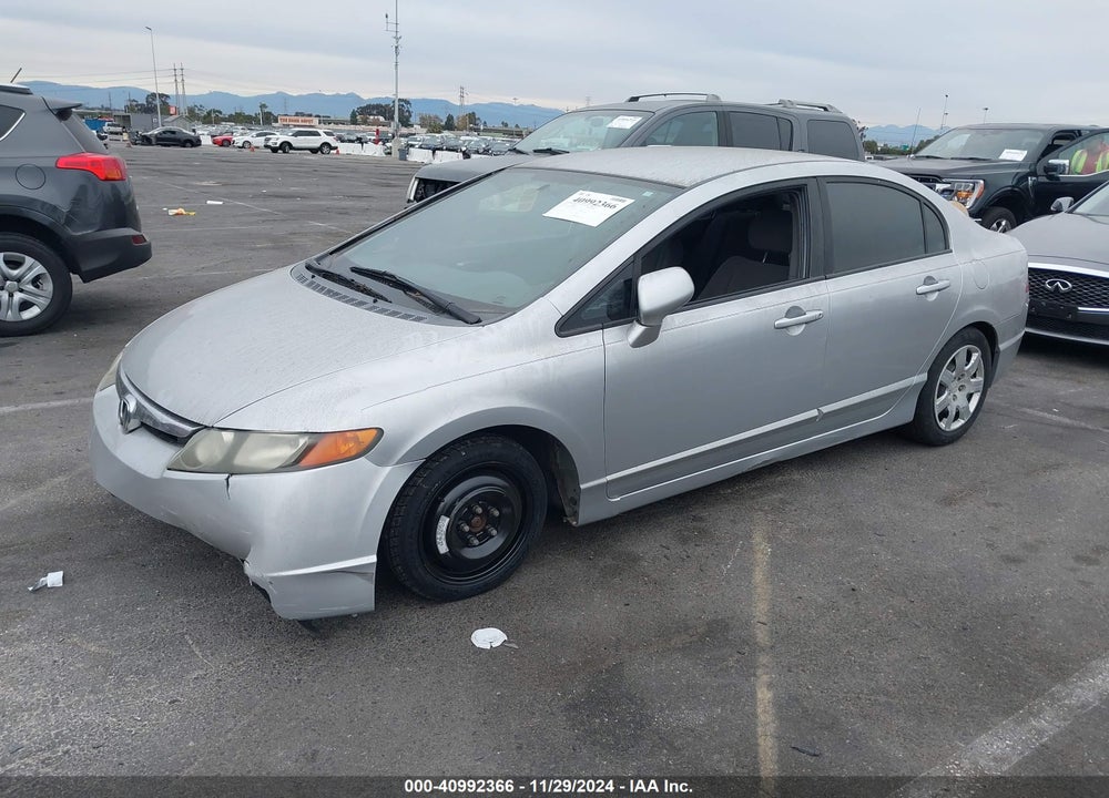 2008 HONDA CIVIC LX VIN: 1HGFA16508L082954