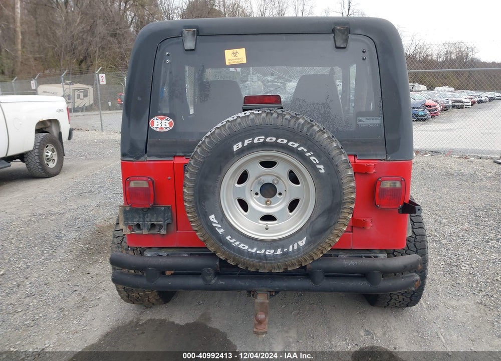 1994 JEEP WRANGLER / YJ S VIN: 1J4FY19P9RP459051