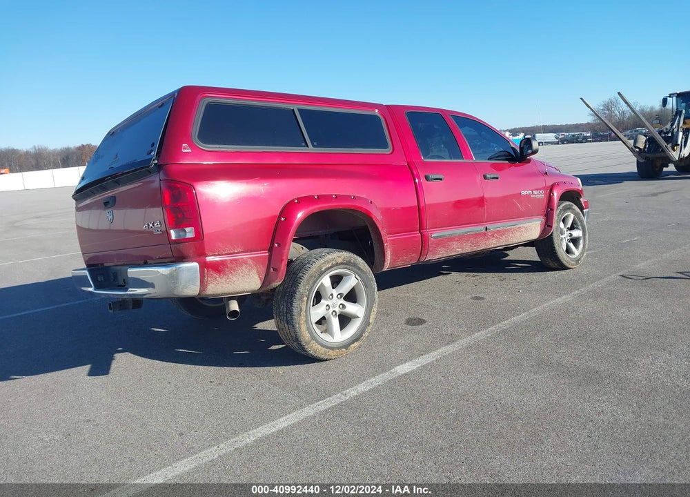 2006 DODGE RAM 1500 SLT/TRX4 OFF ROAD/SPORT VIN: 1D7HU18N36S618672