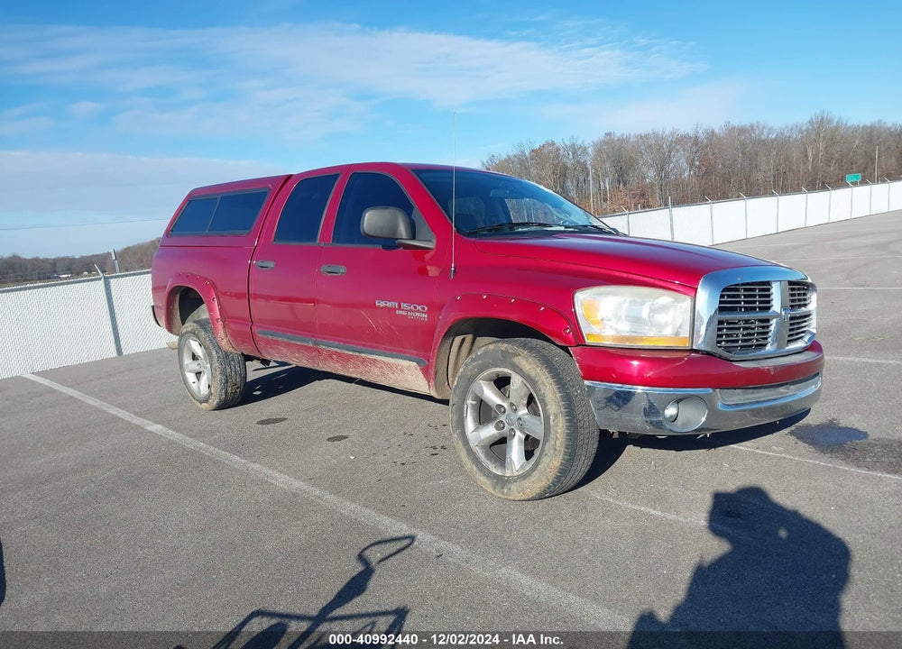 2006 DODGE RAM 1500 SLT/TRX4 OFF ROAD/SPORT VIN: 1D7HU18N36S618672