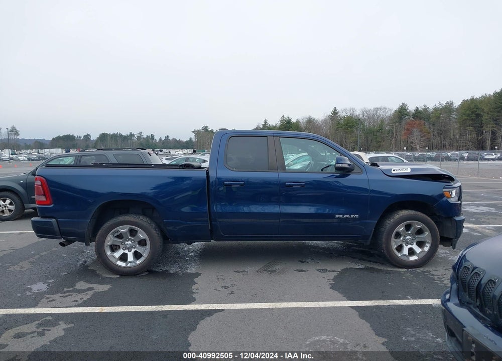 2019 RAM 1500 BIG HORN/LONE STAR 4X4 6'4 BOX VIN: 1C6RRFBG5KN796719
