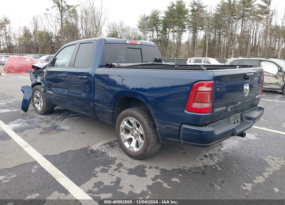 2019 RAM 1500 BIG HORN/LONE STAR 4X4 6'4 BOX VIN: 1C6RRFBG5KN796719