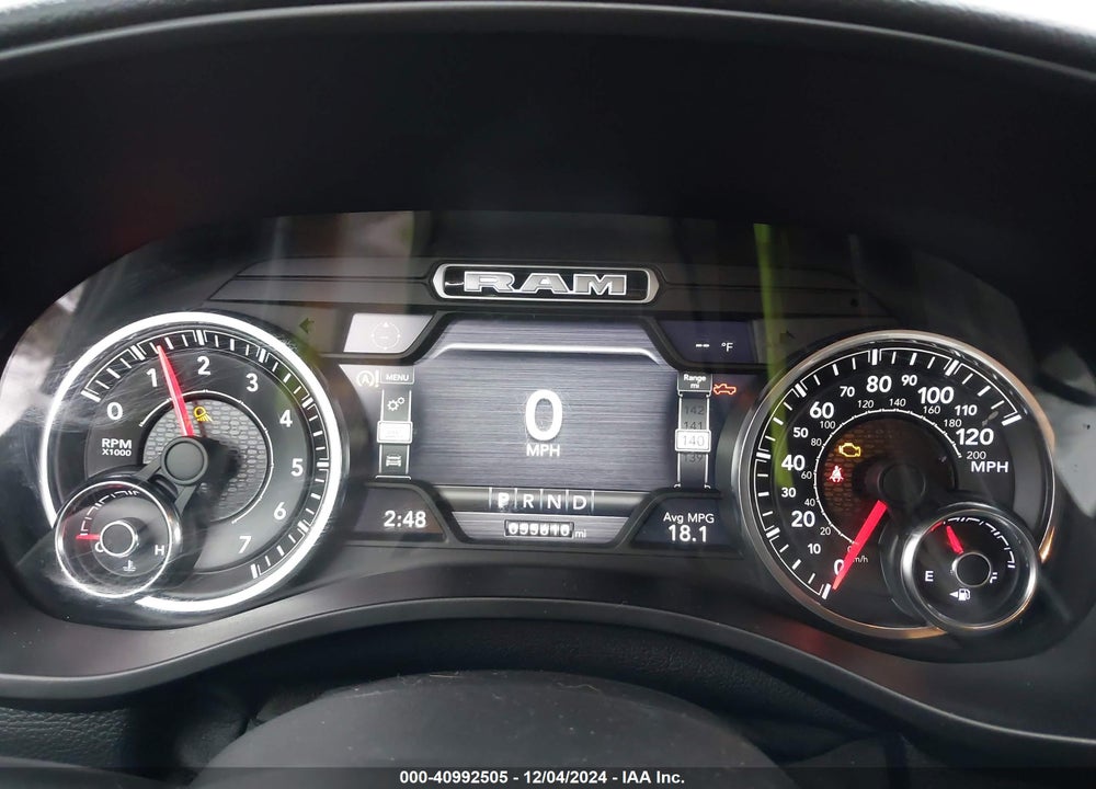 2019 RAM 1500 BIG HORN/LONE STAR 4X4 6'4 BOX VIN: 1C6RRFBG5KN796719