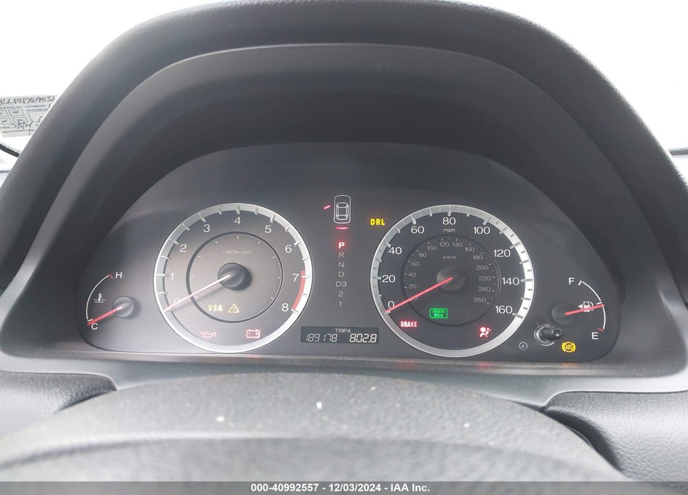 2010 HONDA ACCORD 2.4 LX VIN: 1HGCP2F38AA132765