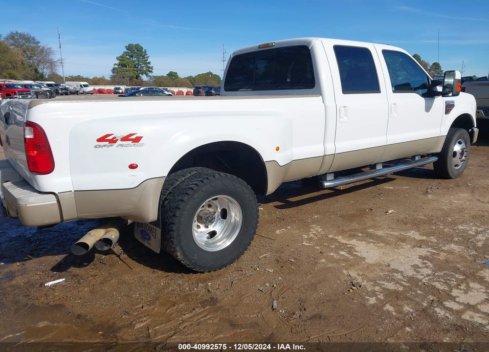 2008 FORD F-350 KING RANCH VIN: 1FTWW33R98EA04177