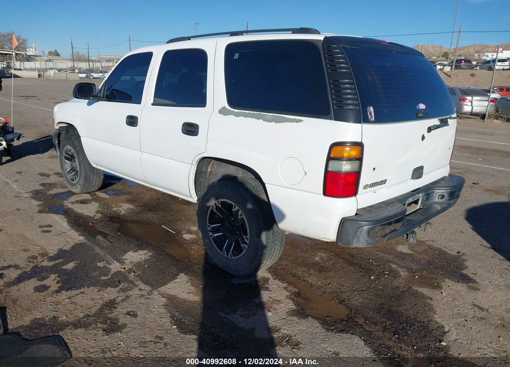 2006 CHEVROLET TAHOE COMMERCIAL FLEET VIN: 1GNEK13Z36R140670