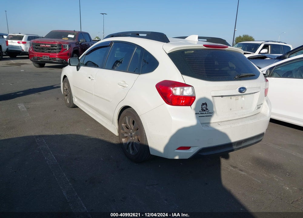 2016 SUBARU IMPREZA 2.0I SPORT LIMITED VIN: JF1GPAY63G8305485