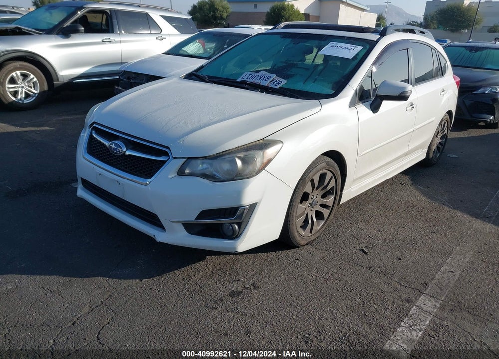 2016 SUBARU IMPREZA 2.0I SPORT LIMITED VIN: JF1GPAY63G8305485
