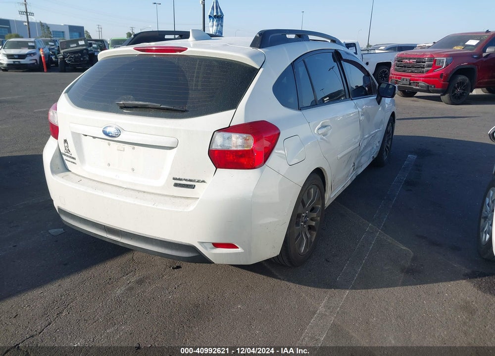 2016 SUBARU IMPREZA 2.0I SPORT LIMITED VIN: JF1GPAY63G8305485