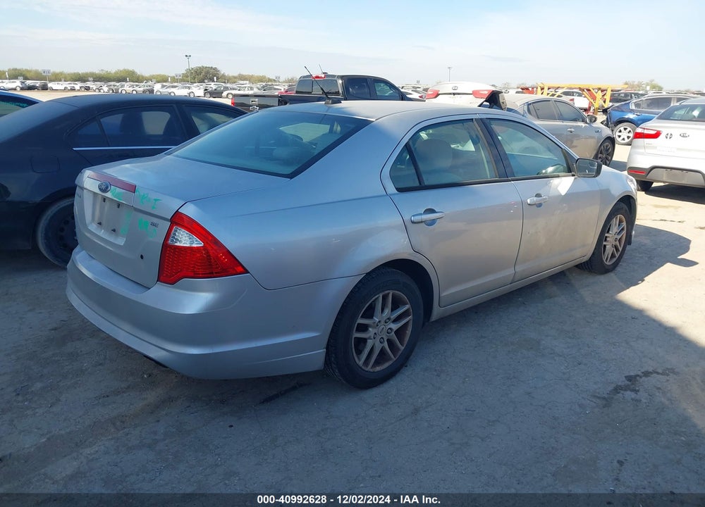 2011 FORD FUSION S VIN: 3FAHP0GA4BR121944