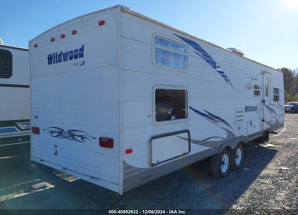 2008 FOREST RIVER WILDWOOD TOWABLES VIN: 4X4TWDF258A242732
