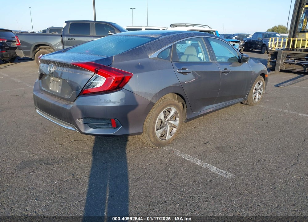 2019 HONDA CIVIC LX VIN: 2HGFC2F69KH589929