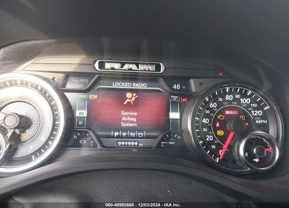 2019 RAM 1500 BIG HORN/LONE STAR 4X2 5'7 BOX VIN: 1C6RREFT9KN651054