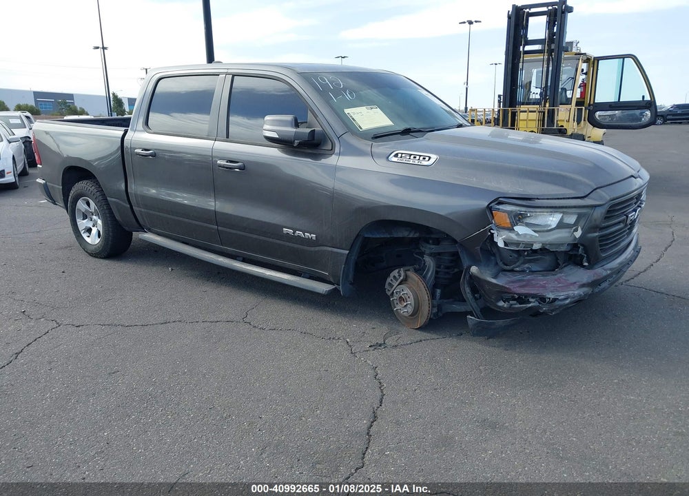 2019 RAM 1500 BIG HORN/LONE STAR 4X2 5'7 BOX VIN: 1C6RREFT9KN651054