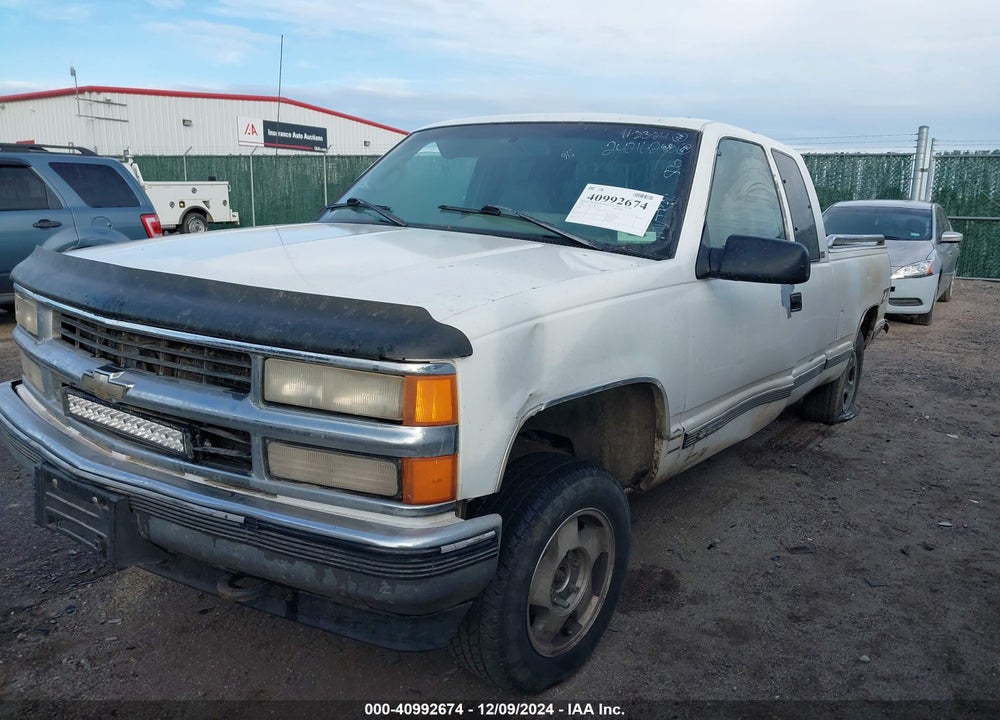 1996 CHEVROLET GMT-400 K1500 VIN: 2GCEK19R6T1242162