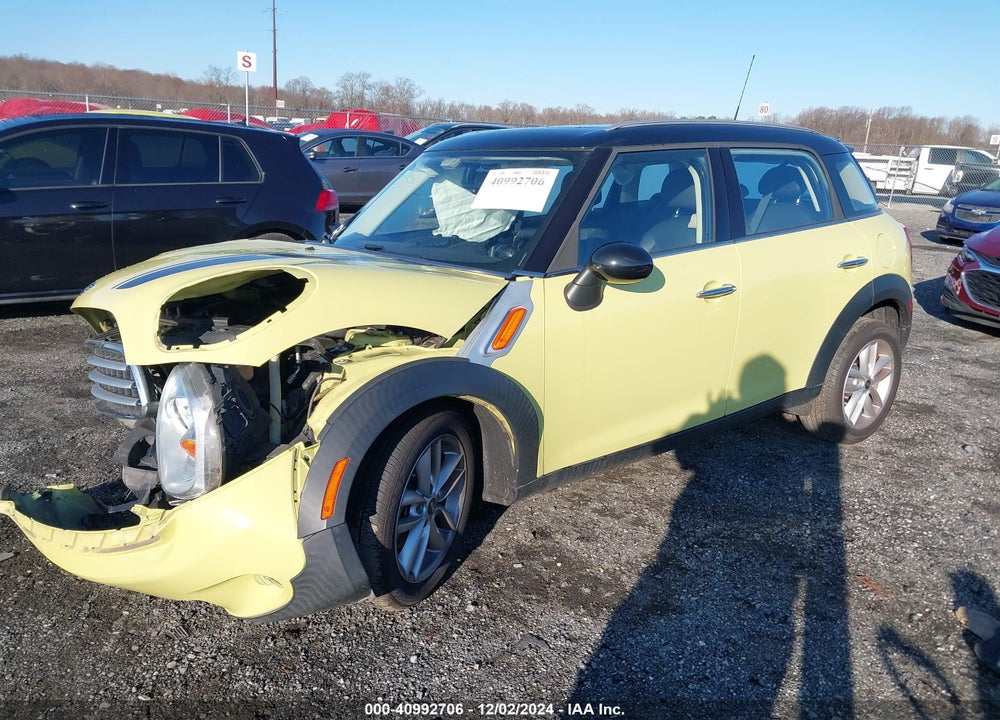 2012 MINI COOPER COUNTRYMAN VIN: WMWZB3C53CWM06086