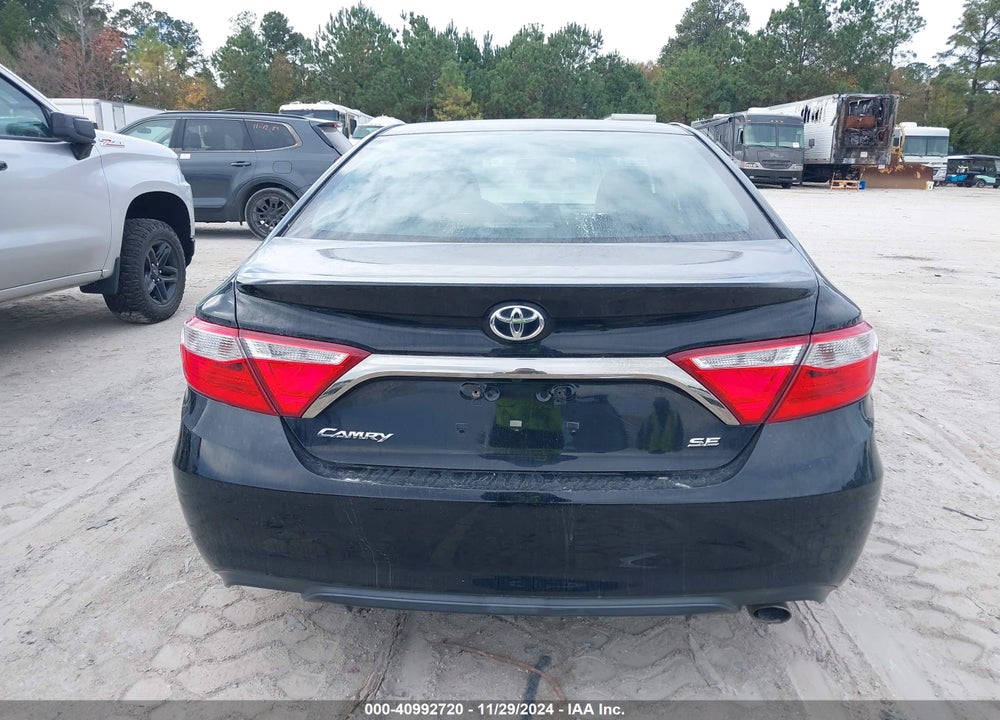 2016 TOYOTA CAMRY SE VIN: 4T1BF1FK9GU539804