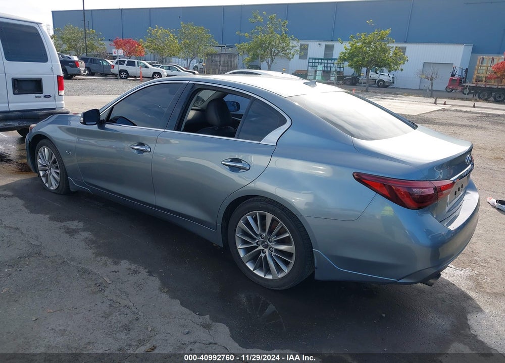 2018 INFINITI Q50 3.0T LUXE VIN: JN1EV7AP6JM352444
