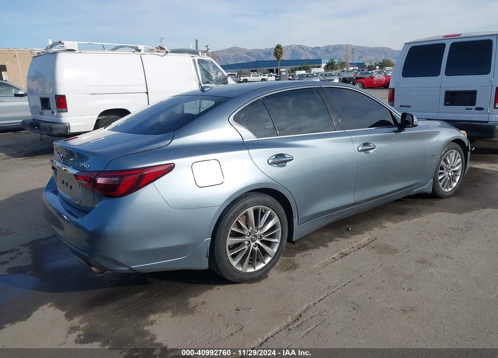 2018 INFINITI Q50 3.0T LUXE VIN: JN1EV7AP6JM352444