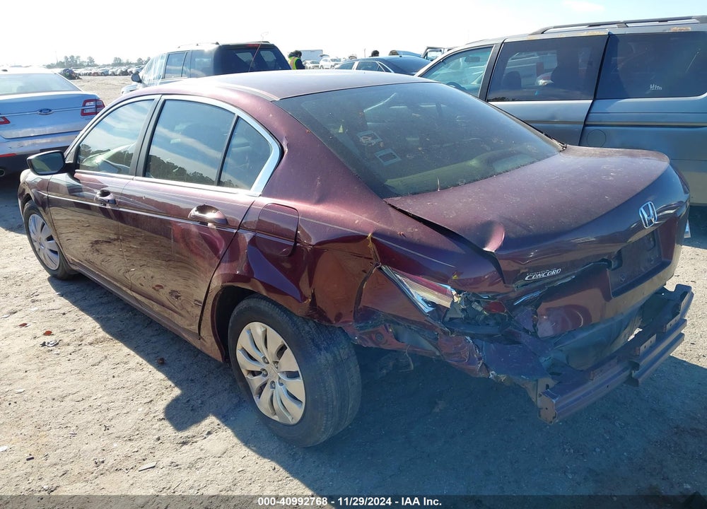 2009 HONDA ACCORD 2.4 LX VIN: 1HGCP26399A140661