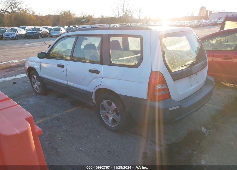 2003 SUBARU FORESTER X VIN: JF1SG63633G716481