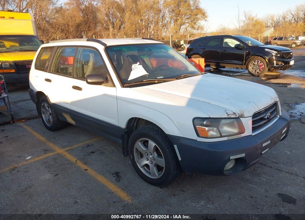 2003 SUBARU FORESTER X VIN: JF1SG63633G716481