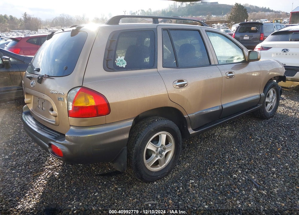 2003 HYUNDAI SANTA FE GLS/LX VIN: KM8SC13E33U554722