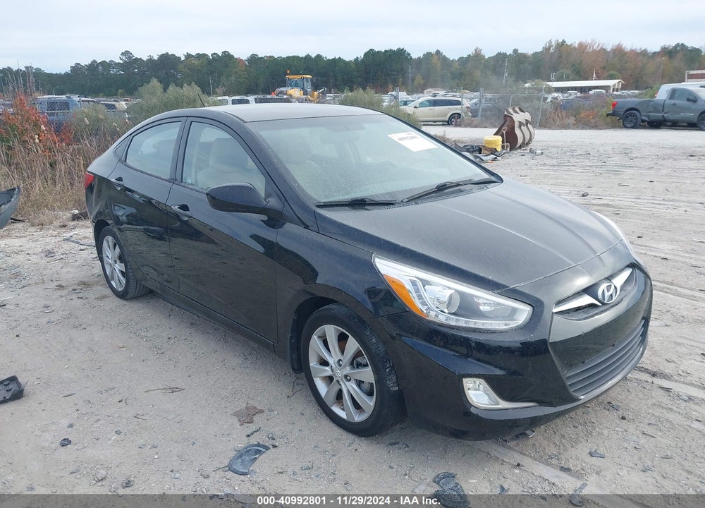 2014 HYUNDAI ACCENT GLS VIN: KMHCU4AE5EU768975
