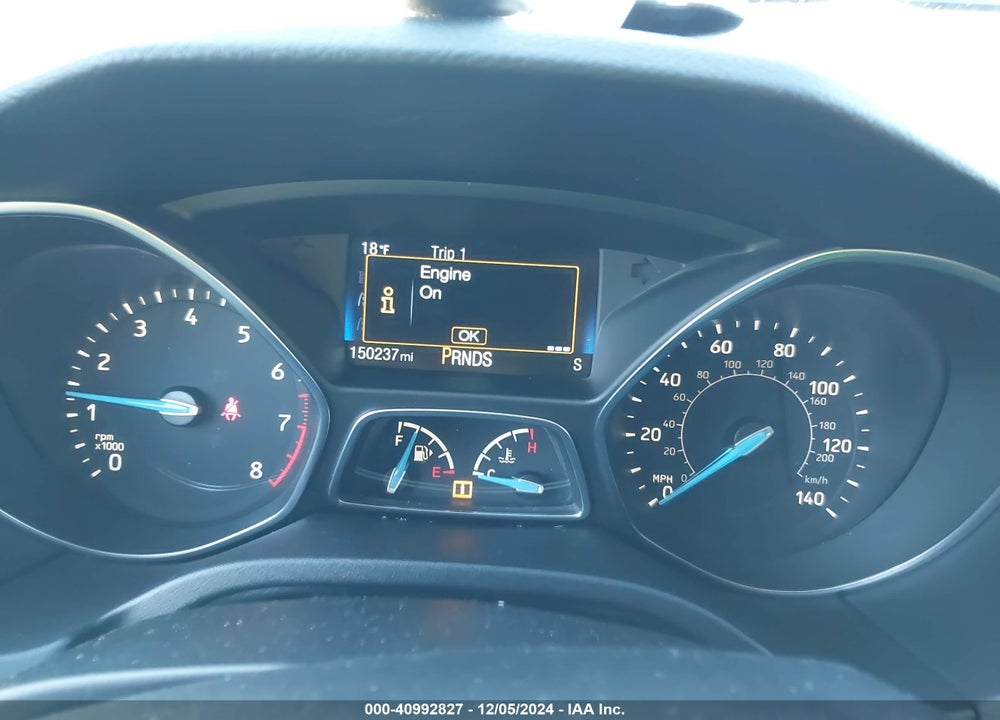 2018 FORD FOCUS VIN: 1FADP3N20JL287158