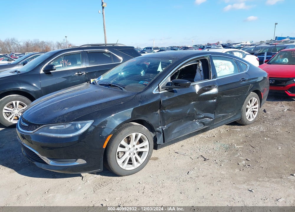 2016 CHRYSLER 200 LIMITED PLATINUM VIN: 1C3CCCABXGN191322